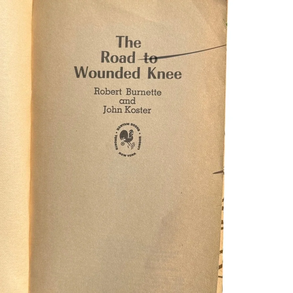 Vintage 1944 Olkrieg Anton Zischka German & 1974 Road to Wounded Knee Books Lot